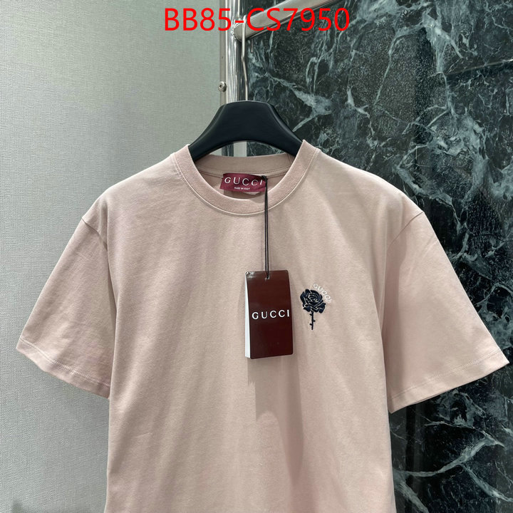 Clothing-Gucci fashion replica ID: CS7950 $: 85USD
