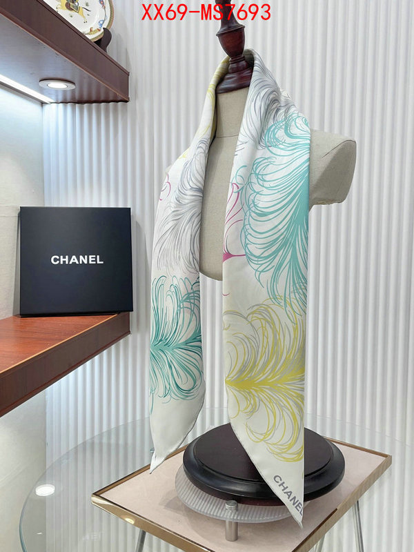 Scarf-Chanel replica designer ID: MS7693 $: 69USD