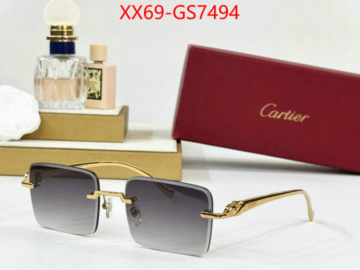 Glasses-Cartier what is a counter quality ID: GS7494 $: 69USD