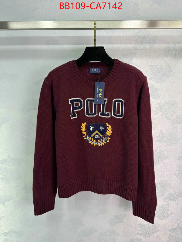 Clothing-Ralph Lauren 2024 perfect replica designer ID: CA7142 $: 109USD