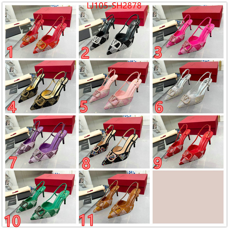 Women Shoes-Valentino designer high replica ID: SH2878 $: 105USD