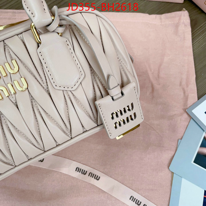 Miu Miu Bags(TOP)-Handbag- where could you find a great quality designer ID: BH2618 $: 355USD,