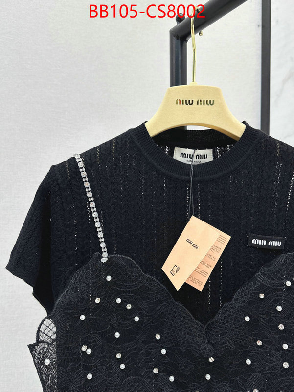 Clothing-MIU MIU copy aaaaa ID: CS8002 $: 105USD