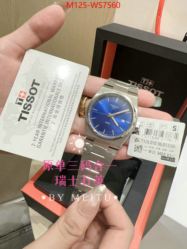 Watch(4A)-Tissot every designer ID: WS7560 $: 125USD-shoes yupoo Watch(4A)-Tissot every designer ID: WS7560 $: 125USD