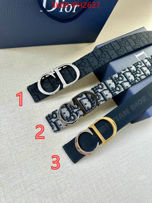 Belts-Dior quality replica ID: PH2627 $: 69USD