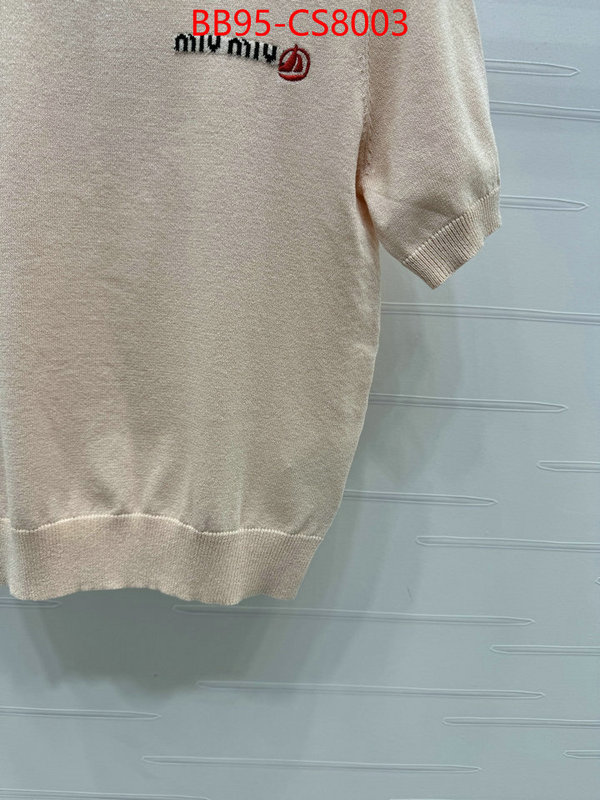 Clothing-MIU MIU exclusive cheap ID: CS8003 $: 95USD
