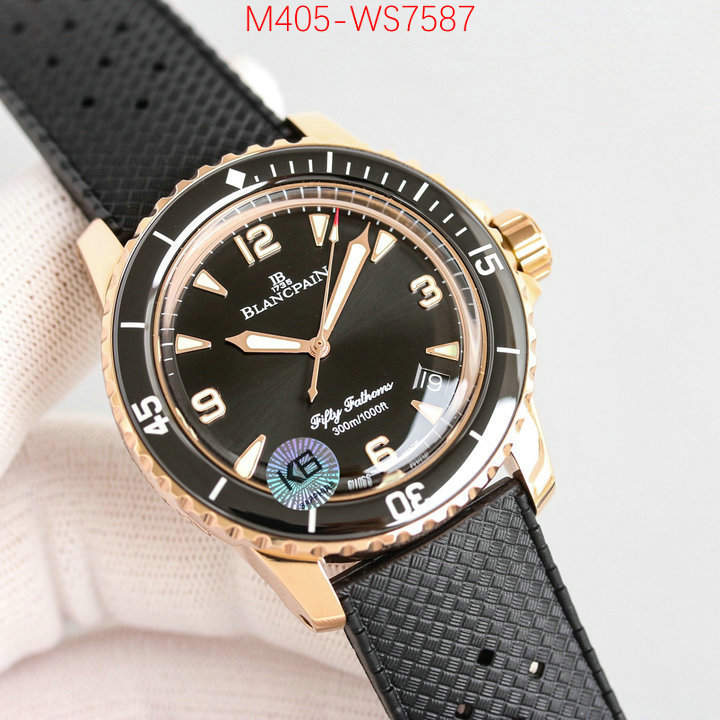 Watch(TOP)-Blancpain 2024 replica wholesale cheap sales online ID: WS7587 $: 405USD