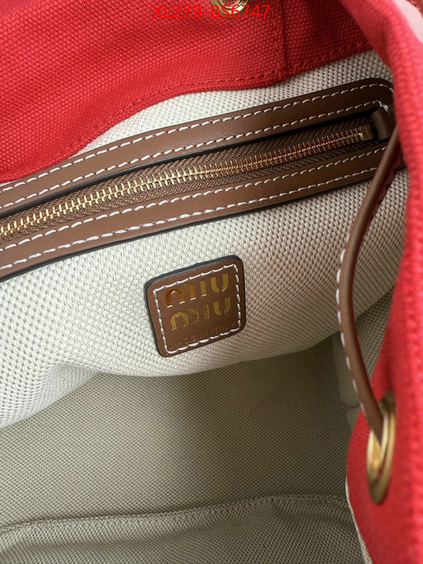 Miu Miu Bags(TOP)-Backpack- mirror copy luxury ID: BS6747 $: 279USD,