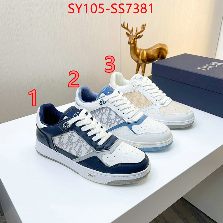 Men shoes-Dior highest quality replica ID: SS7381 $: 105USD