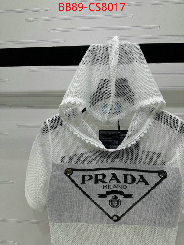 Clothing-Prada best replica new style ID: CS8017 $: 89USD