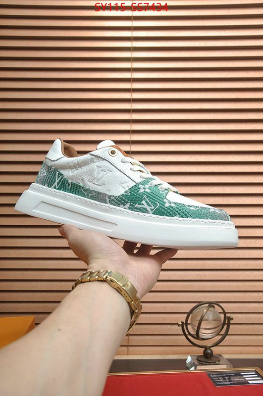 Men Shoes-LV 2024 aaaaa replica 1st copy ID: SS7434 $: 115USD