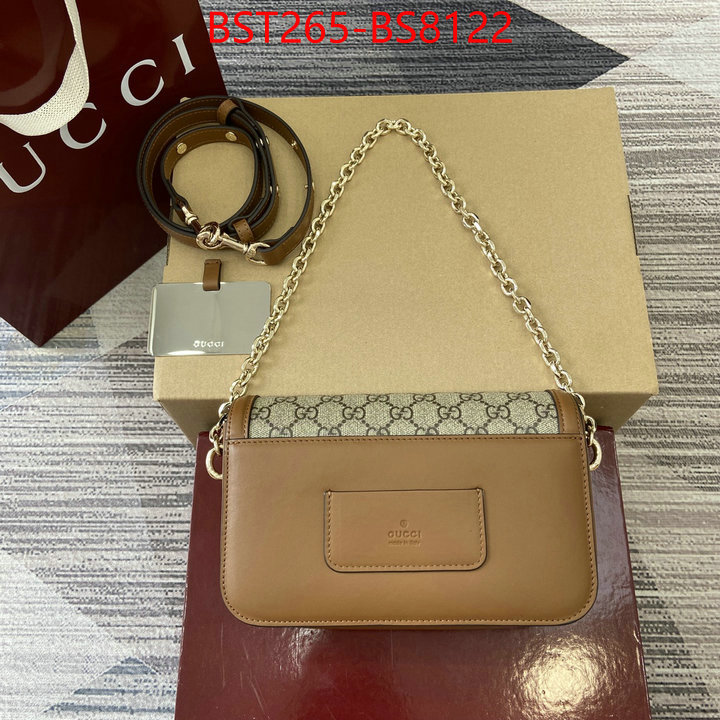 Gucci Bags(TOP)-Crossbody- wholesale replica ID: BS8122 $: 265USD,