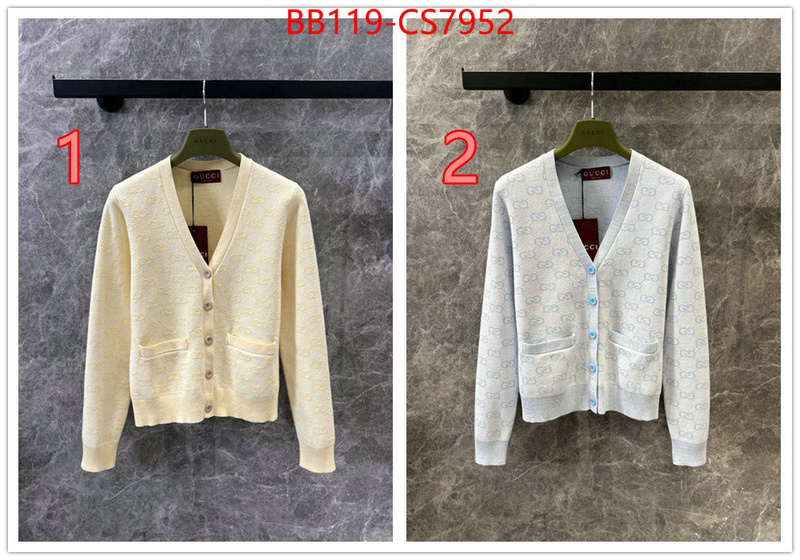 Clothing-Gucci buying replica ID: CS7952 $: 119USD