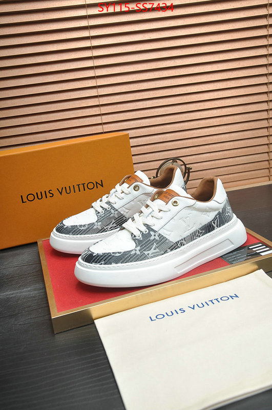 Men Shoes-LV 2024 aaaaa replica 1st copy ID: SS7434 $: 115USD