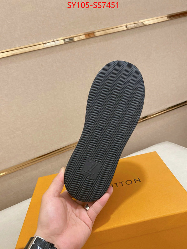 Men Shoes-LV aaaaa+ replica designer ID: SS7451 $: 105USD