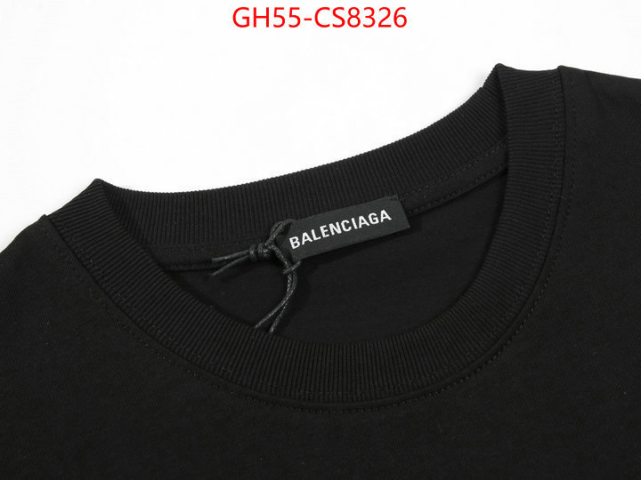 Clothing-Balenciaga wholesale replica shop ID: CS8326 $: 55USD