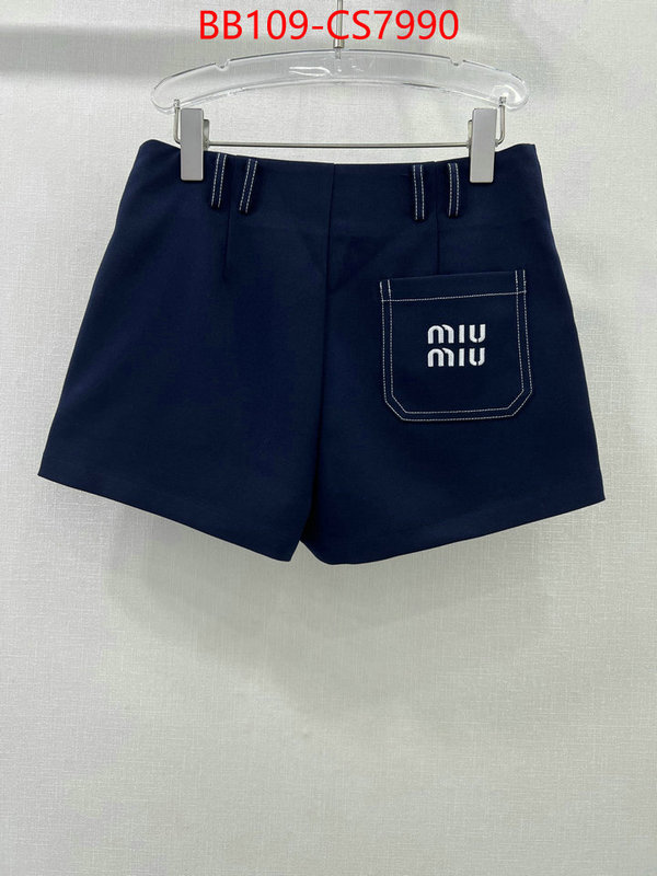 Clothing-MIU MIU top grade ID: CS7990 $: 109USD