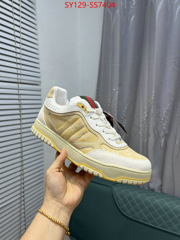 Men Shoes-Gucci what's the best to buy replica ID: SS7404 $: 129USD