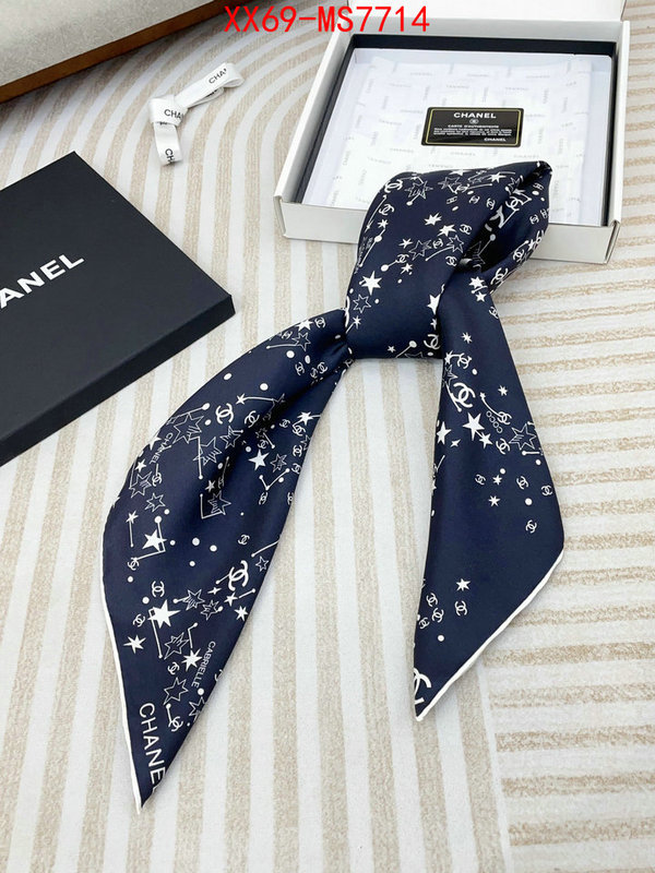 Scarf-Chanel shop ID: MS7714 $: 69USD