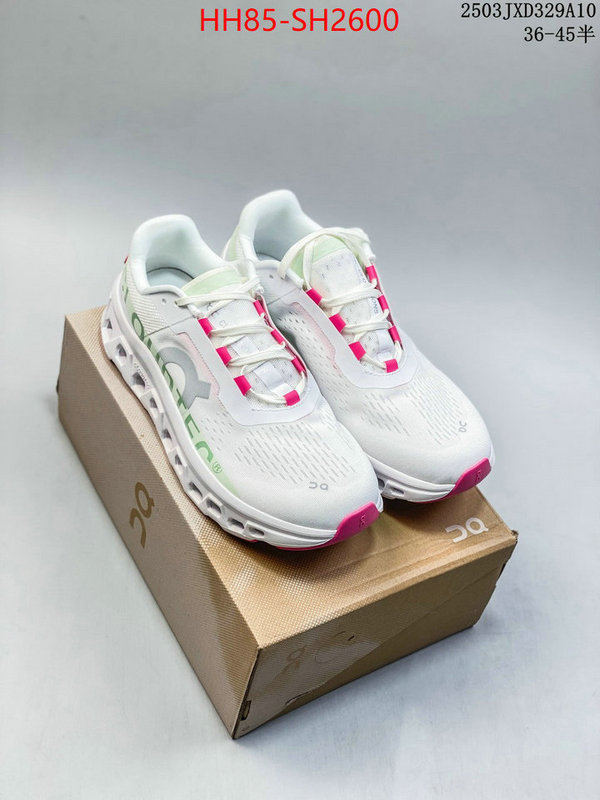 Men Shoes-On Running Cloudsurfer designer wholesale replica ID: SH2600 $: 85USD