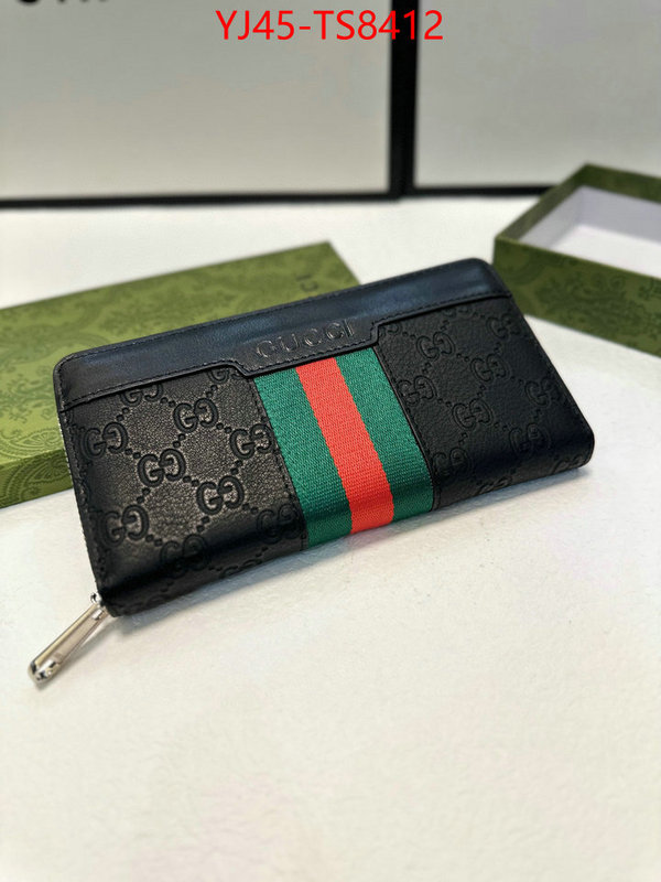 Gucci Bags(4A)-Wallet- cheap replica ID: TS8412 $: 45USD,