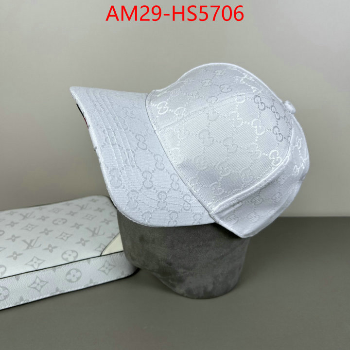 Cap(Hat)-Gucci wholesale sale ID: HS5706 $: 29USD