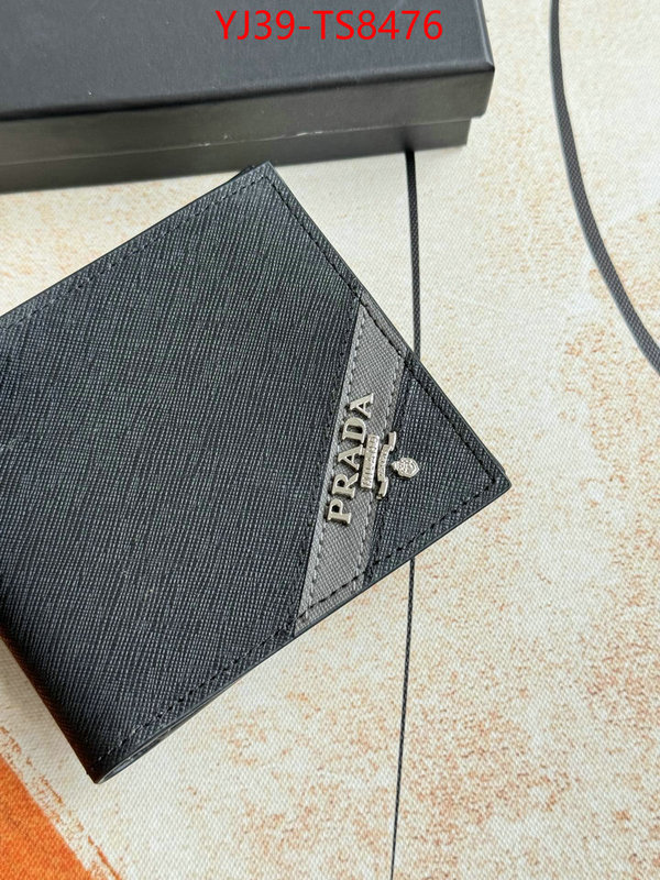 Prada Bags(4A)-Wallet found replica ID: TS8476 $: 39USD,