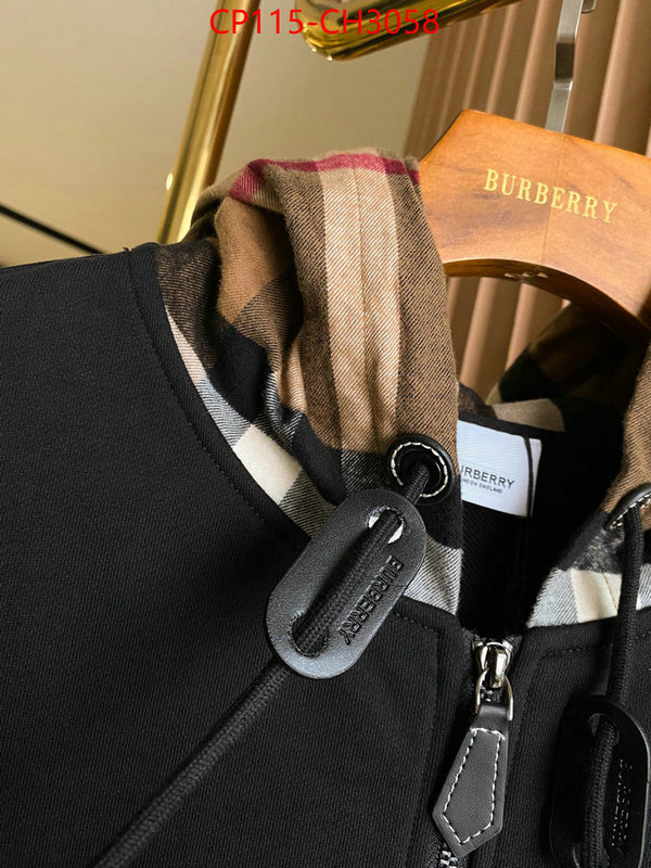 Clothing-Burberry aaaaa class replica ID: CH3058 $: 115USD