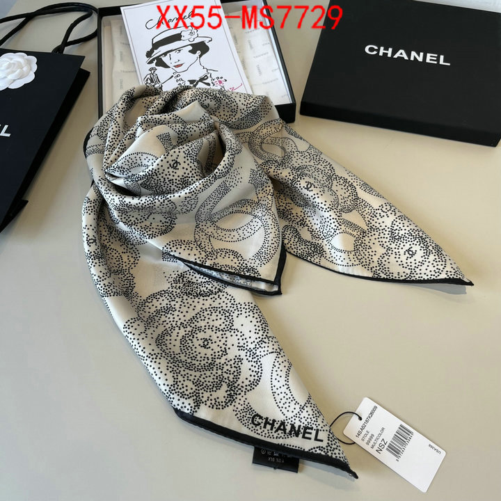 Scarf-Chanel top quality website ID: MS7729 $: 55USD