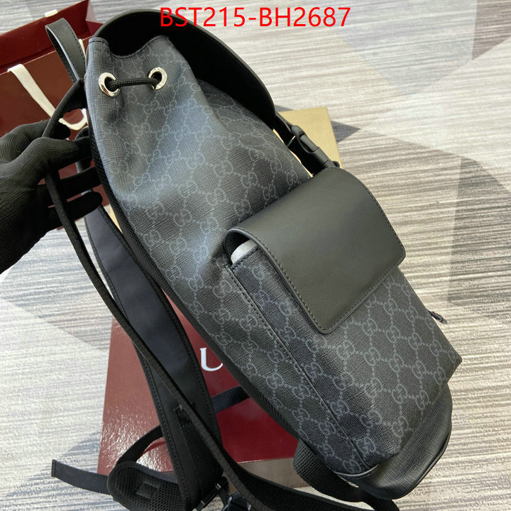 Gucci Bags(TOP)-Backpack- first copy ID: BH2687 $: 215USD,