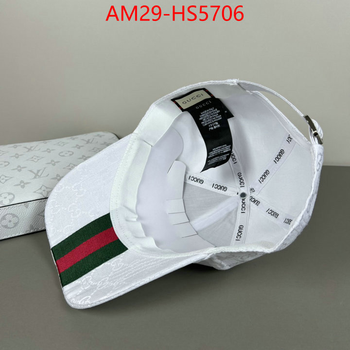 Cap(Hat)-Gucci wholesale sale ID: HS5706 $: 29USD