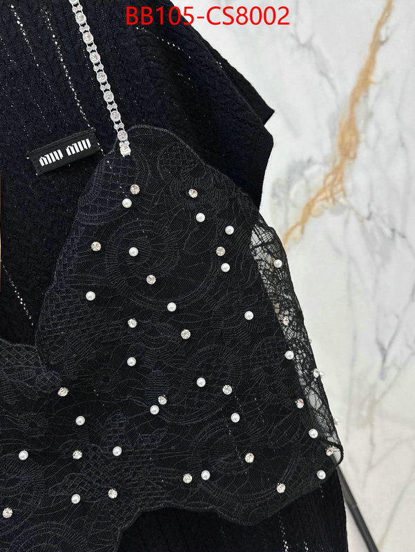 Clothing-MIU MIU copy aaaaa ID: CS8002 $: 105USD