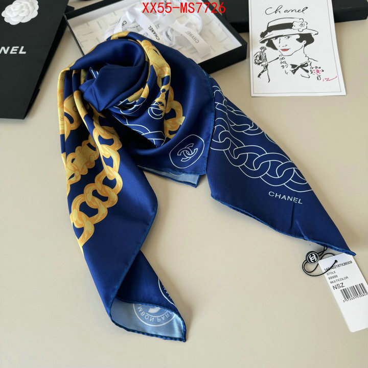 Scarf-Chanel what's the best to buy replica ID: MS7726 $: 55USD
