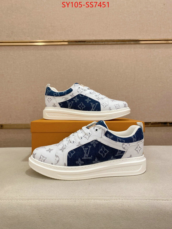 Men Shoes-LV aaaaa+ replica designer ID: SS7451 $: 105USD