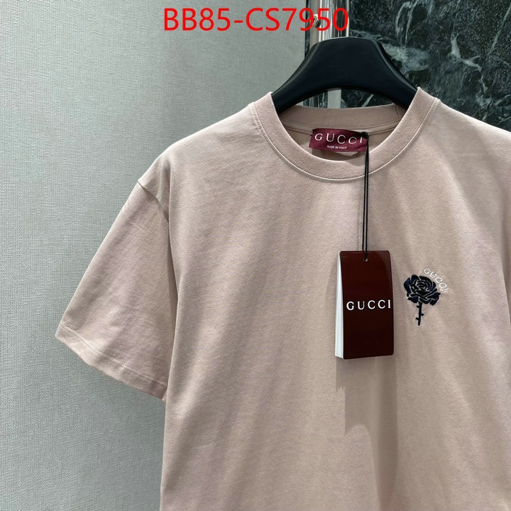 Clothing-Gucci fashion replica ID: CS7950 $: 85USD