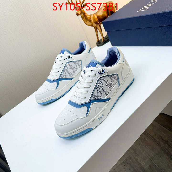 Men shoes-Dior highest quality replica ID: SS7381 $: 105USD