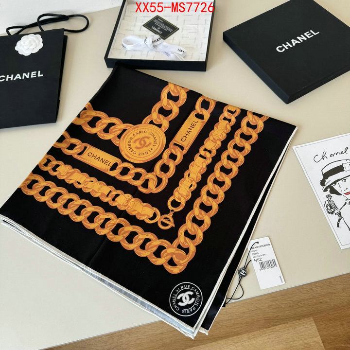 Scarf-Chanel what's the best to buy replica ID: MS7726 $: 55USD