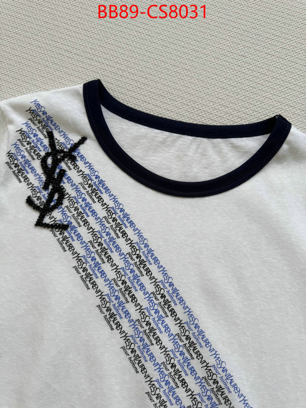 Clothing-YSL luxury fake ID: CS8031 $: 89USD