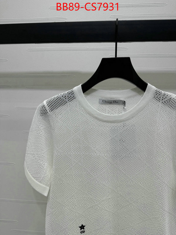 Clothing-Dior we provide top cheap aaaaa ID: CS7931 $: 89USD