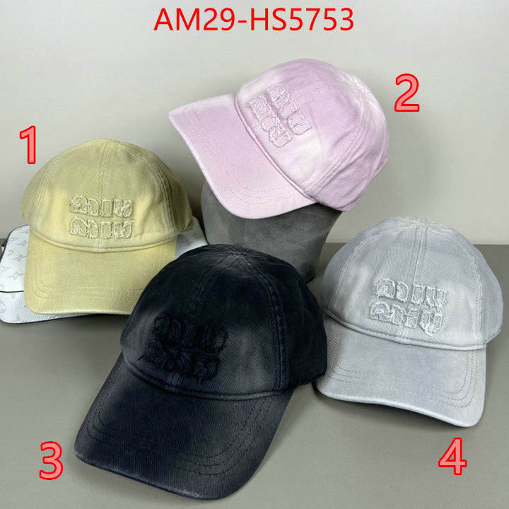 Cap(Hat)-Miu Miu can you buy knockoff ID: HS5753 $: 29USD