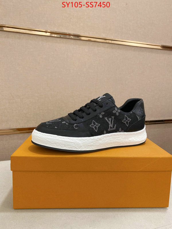 Men Shoes-LV aaaaa+ quality replica ID: SS7450 $: 105USD