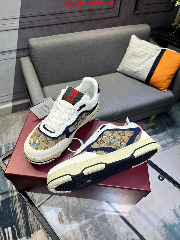 Men Shoes-Gucci what's the best to buy replica ID: SS7404 $: 129USD