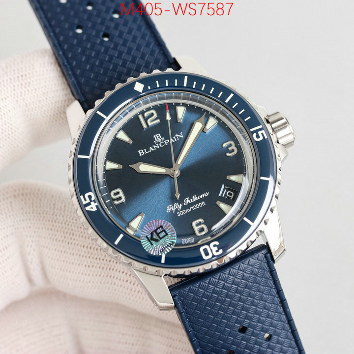 Watch(TOP)-Blancpain 2024 replica wholesale cheap sales online ID: WS7587 $: 405USD