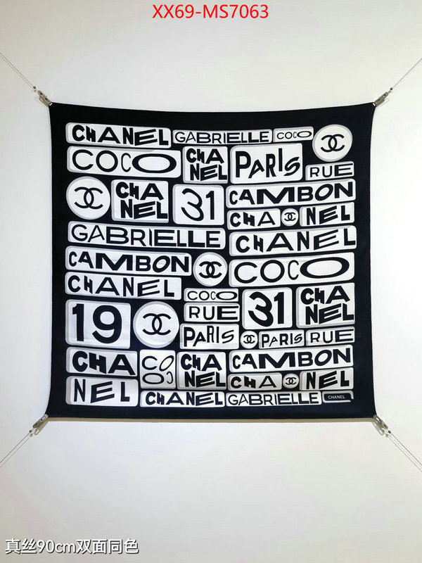Scarf-Chanel what is top quality replica ID: MS7063 $: 69USD
