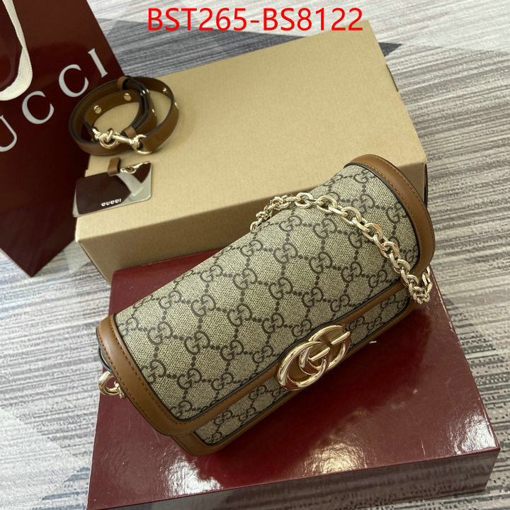 Gucci Bags(TOP)-Crossbody- wholesale replica ID: BS8122 $: 265USD,