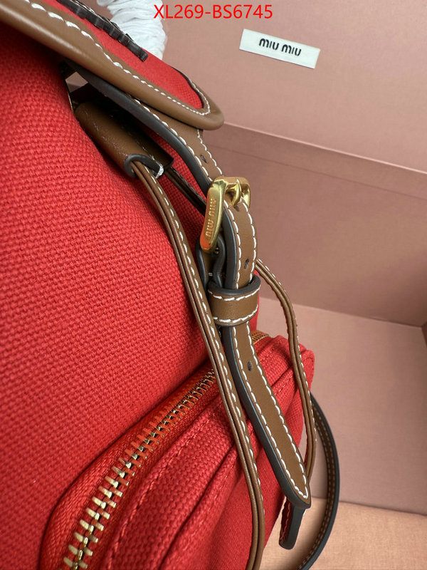 Miu Miu Bags(TOP)-Backpack- 2024 perfect replica designer ID: BS6745 $: 269USD,