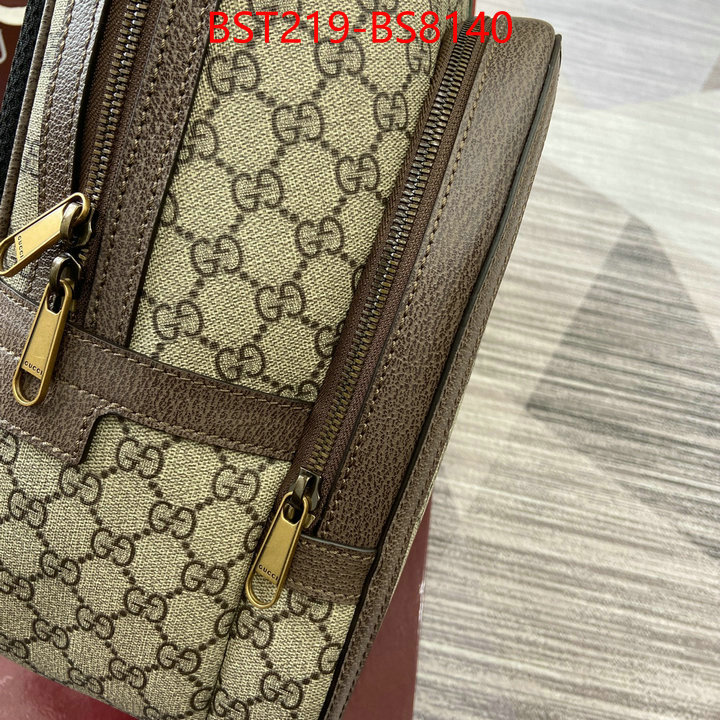 Gucci Bags(TOP)-Backpack- styles & where to buy ID: BS8140 $: 219USD,
