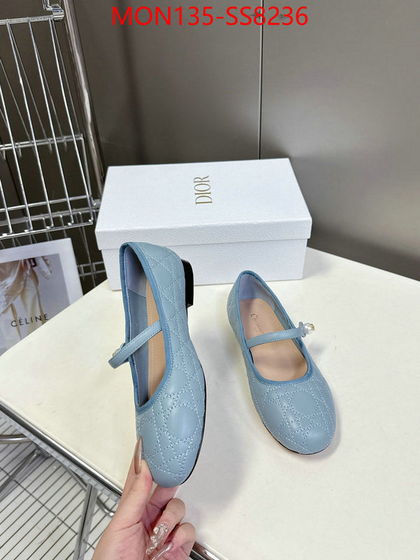 Women Shoes-Dior designer high replica ID: SS8236 $: 135USD