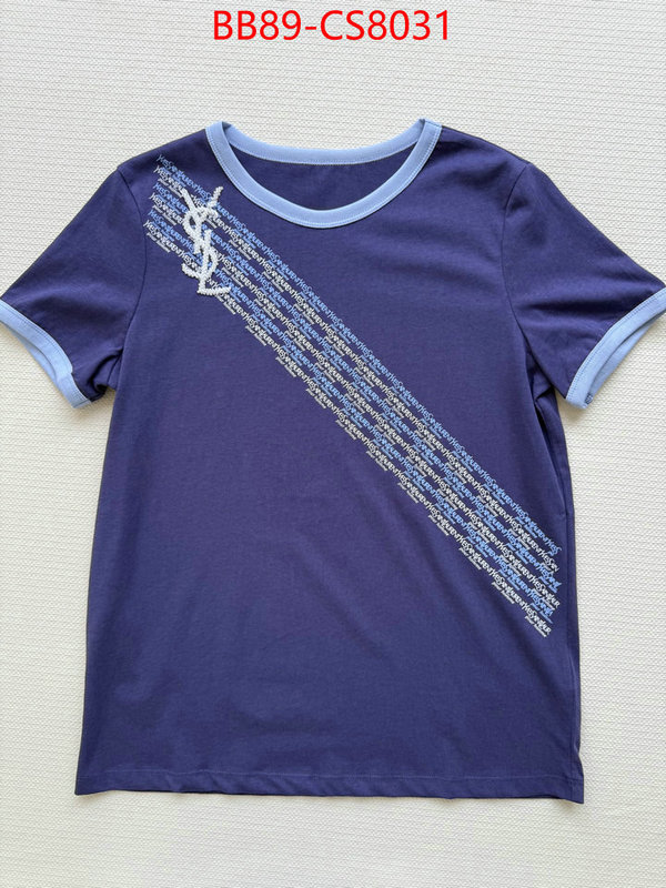 Clothing-YSL luxury fake ID: CS8031 $: 89USD