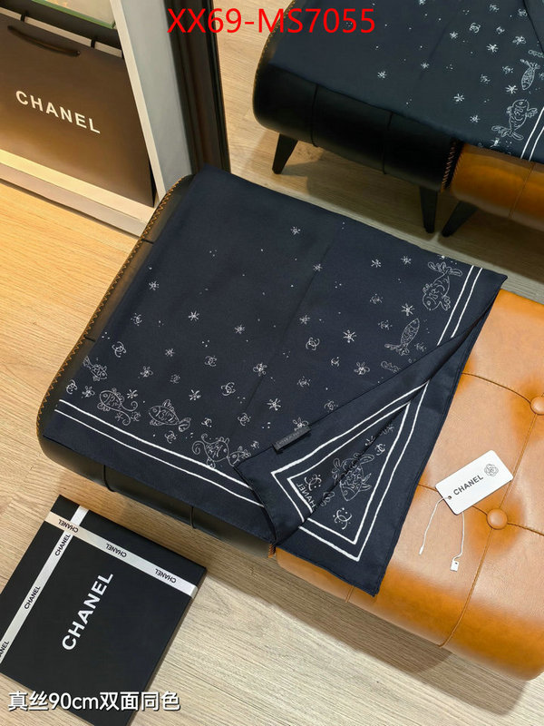Scarf-Chanel high quality designer replica ID: MS7055 $: 69USD